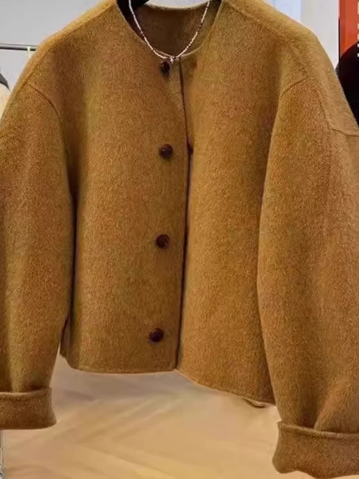   Carbón ey Camere Jaet ort Thiened Ropa de abrigo para mujer Top cálido para Otoño Invierno Faion Versátil Ajuste suelto