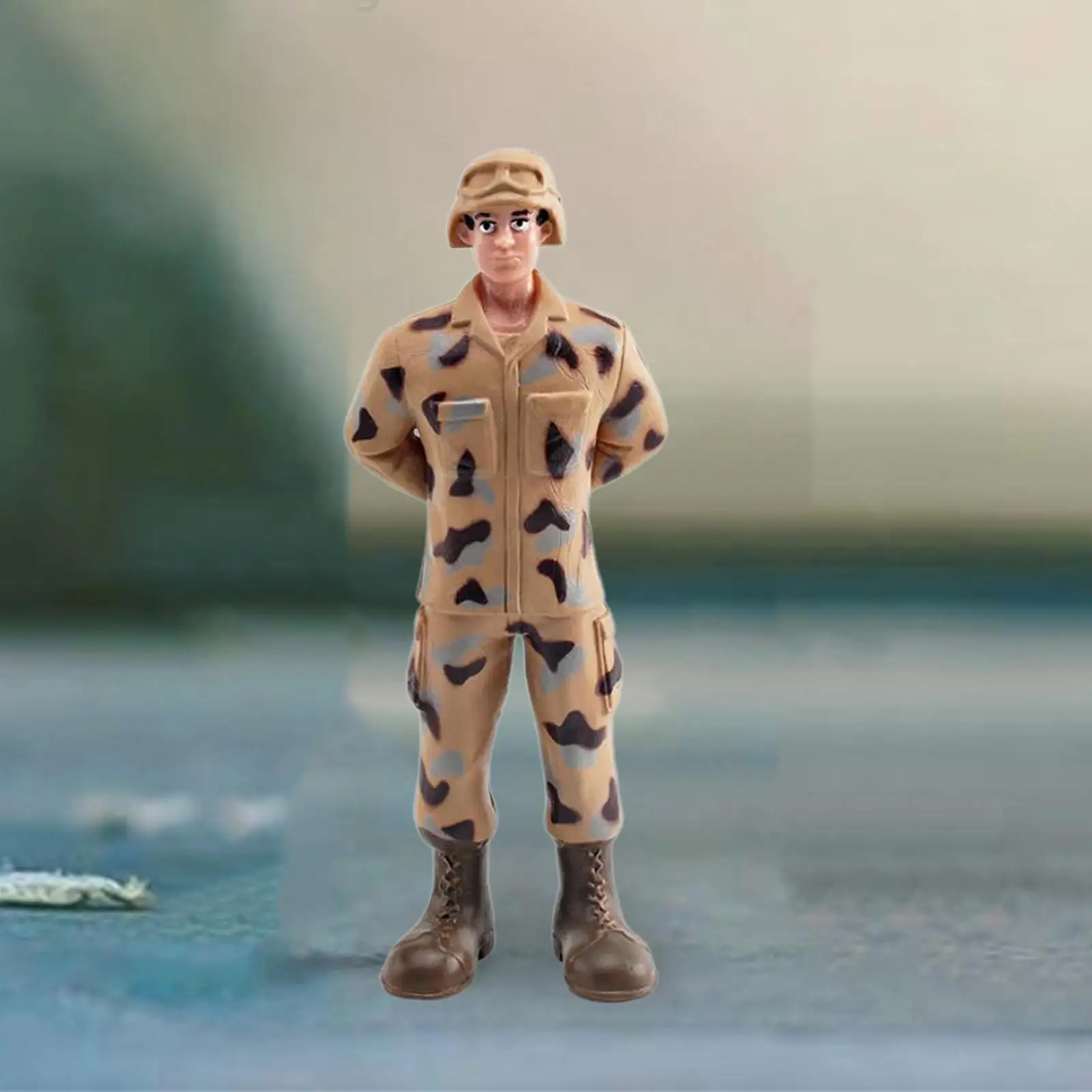 Juego de 2 estatuas en miniatura para dioramas de jardín y coleccionables