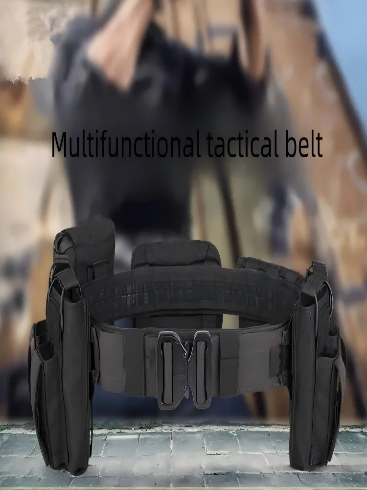 

Yakeda Gear User Outdoor Black Hunting Tactics Law Enforcement Duty Security Traffic air gun Belt airsoft equipment