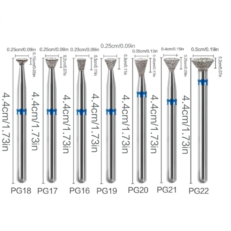 Punta per trapano per unghie s per unghie acriliche punta per trapano elettrico per unghie fornitura per unghie punta per trapano per unghie diamantata per cuticole per unghie in Gel