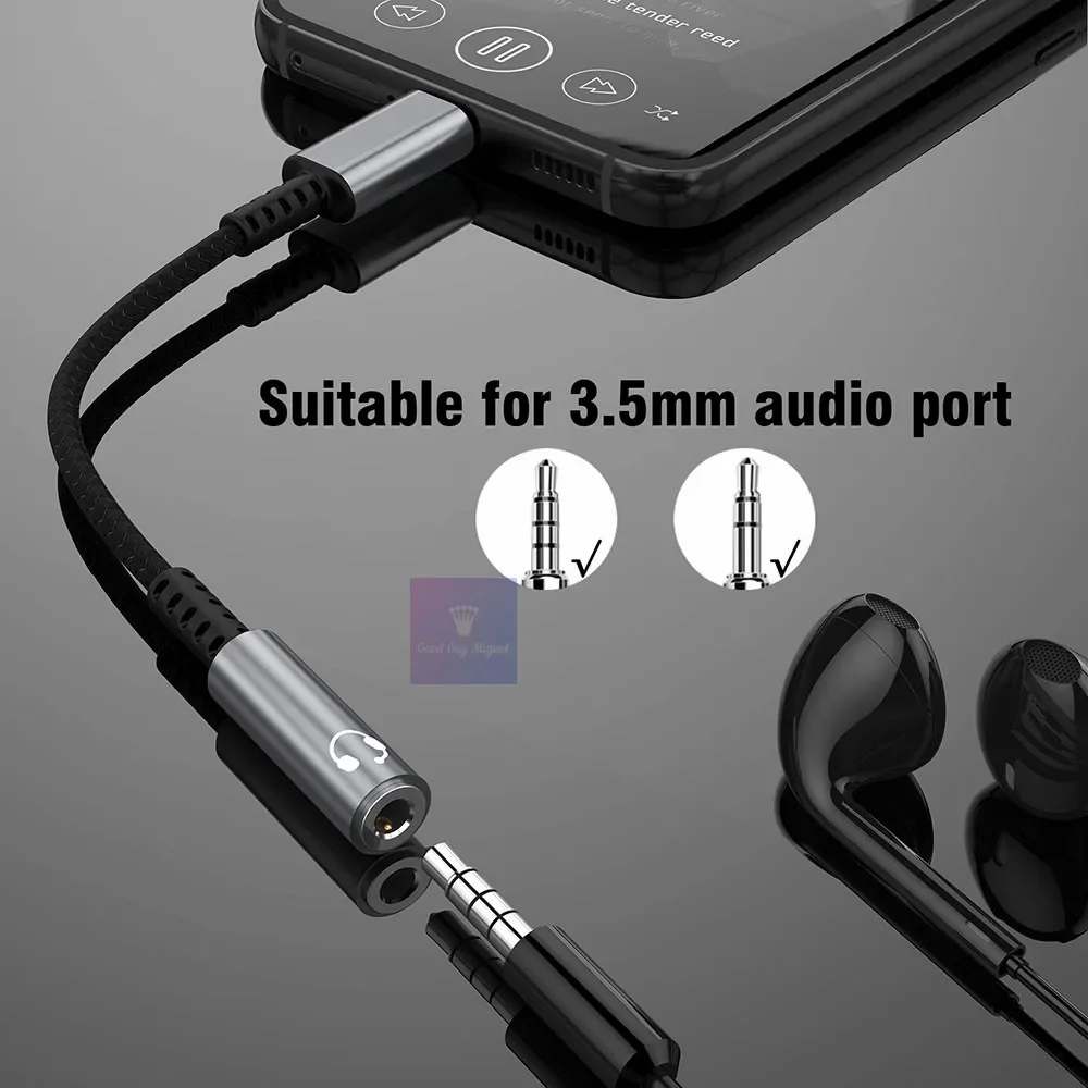Adaptador DAC de Audio Hi Res HiFi tipo C a conector de 3,5mm, convertidor Dongle de 16 bits 48khz para auriculares Pixel Samsung S20 Xiaomi Win10 PC