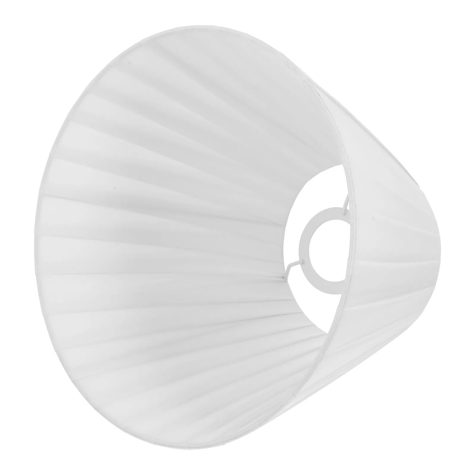 

1Pcs Simple Style Cloth Lampshade Lightweight Compact Pleated Lamp Cover for Pendant Floor Table Lamp Warm Mood Decorative Light