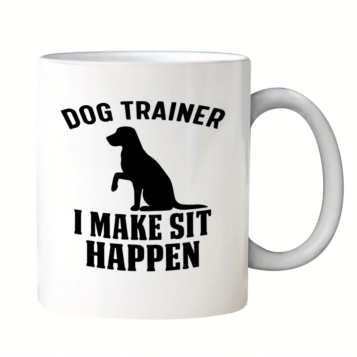 

1 кофейная кружка Dog Trainer — моющаяся вручную керамическая кружка с животным принтом, многоразовая, чайная и кофейная кружка для горячих и холодных напитков