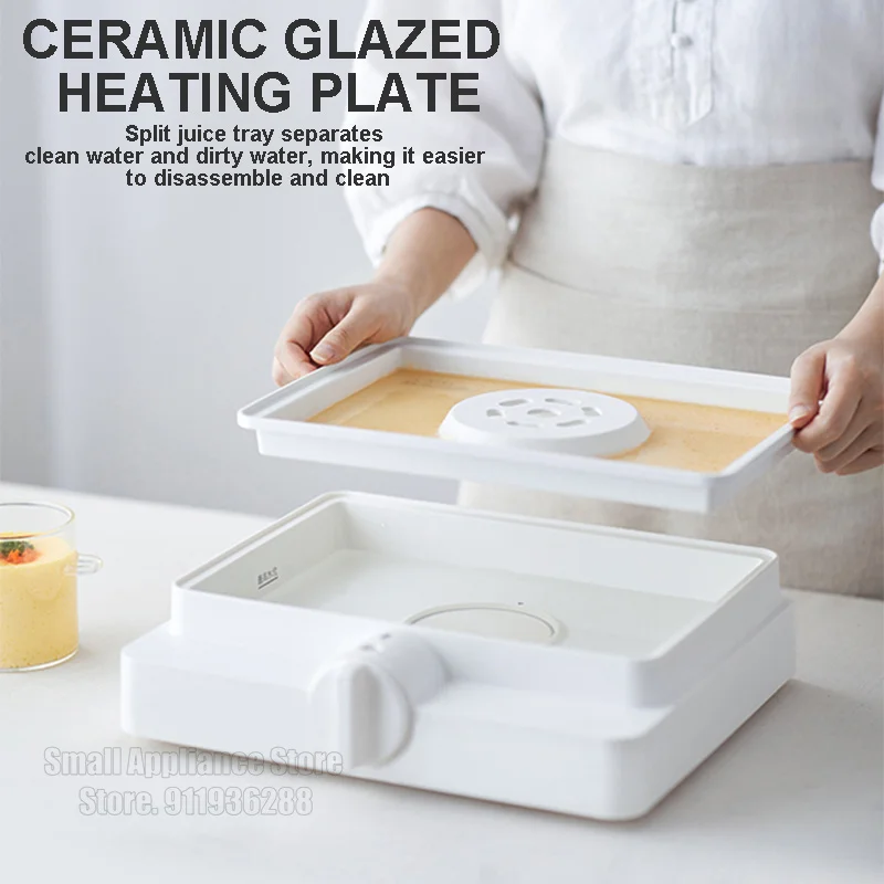 Olayks Electric Steamer Household Multifunctional Double Layer Large Capacity Multi-layer Steamer Box Steamer Breakfast Machine