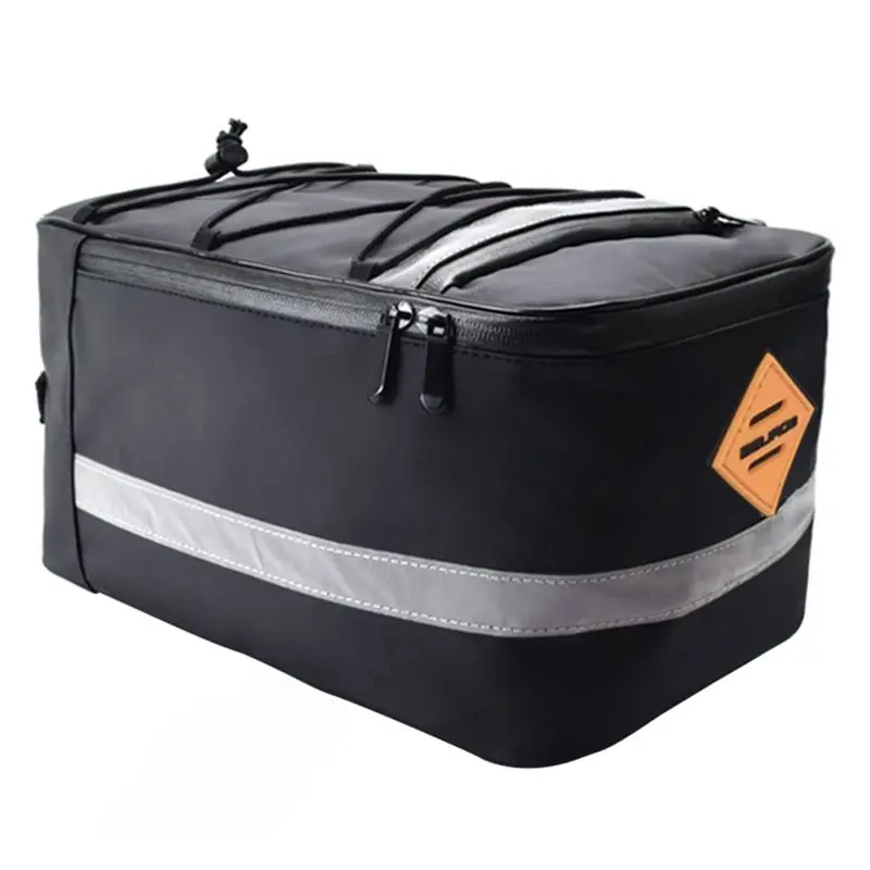 ABVL-Mountain Bike Rear Bag 15L Bicycle Back Camel Bag Waterproof Travel Bag Rear Seat Rack Trunk Pack Cycling Trip