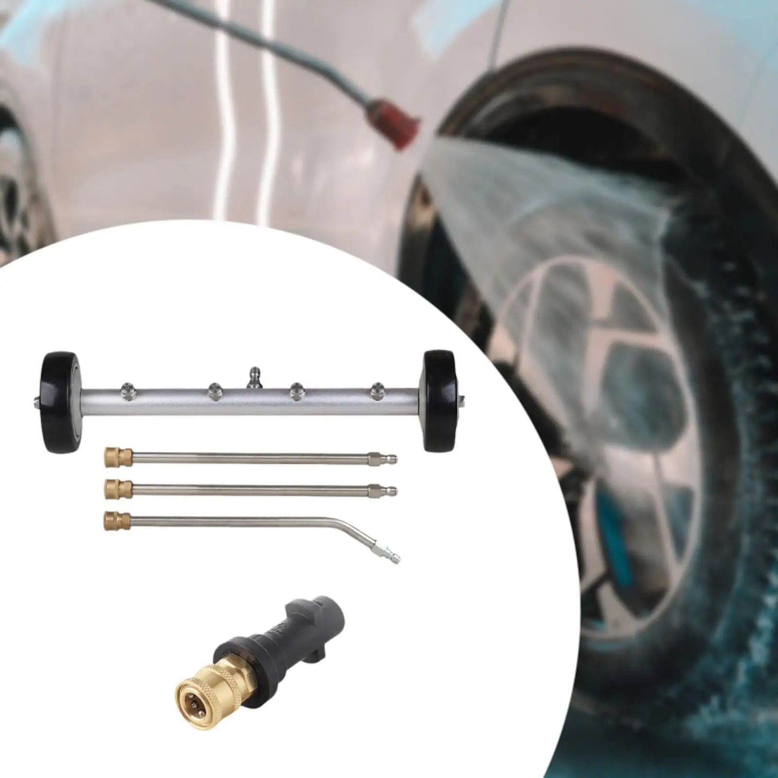 

Pressure Washer 4000 PSI Efficient Cleaning 1/4inch Quick Connect Underbody Car