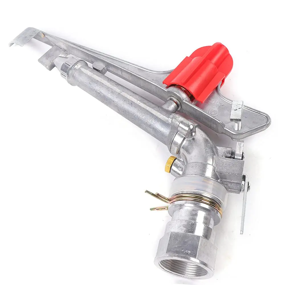 

2" Agriculture Irrigation Spray Gun Sprinkler Large-Area 360 ° Adjustable Watering Sprinkler Spray Gun Large-Area Garden Ir