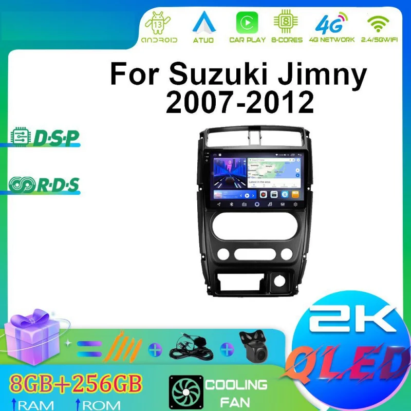 

For Suzuki Jimny 07-12 Car Multimedia Player Android Car Player GPS WIFI Carplay 4G Car Radio Navigation Stereo Car Electronic
