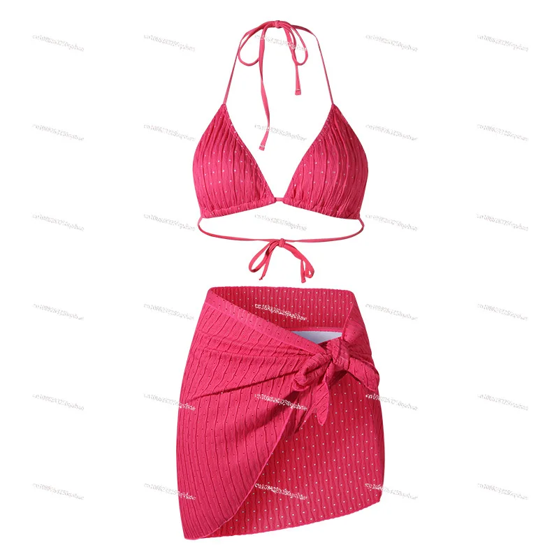 

Swimsuit Women's Split Bikini Big Breasts Three-piece Senior Hottie