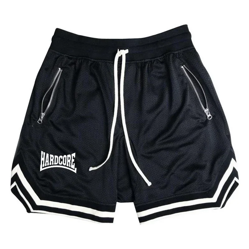 2025 Hardcore New Men Summer Cotton Solid Color Shorts High Quality Casual Elastic Waist Comfortable Breathable Short Pants