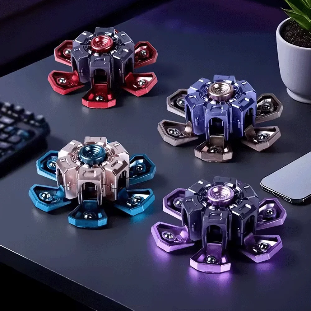 FAI DA TE Spinner Agitarsi Giocattoli EDC Mano Spinner Alleviare Lo Stress Telescopico Fidget Spinner Giocattoli per I Bambini Regali Per Adulti Nuovo Aнтистelerinсс