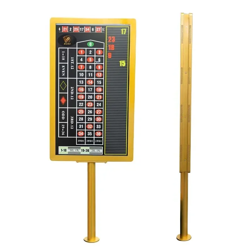 27-Inch Customized Double-Sided Host Roulette Wheel Display Screen