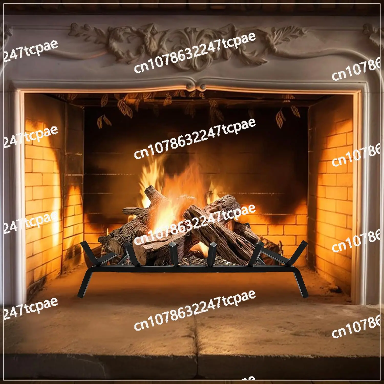 High temperature resistant firewood rack Outdoor wood storage rack Fireplace fire bracket Firewood storage chassis