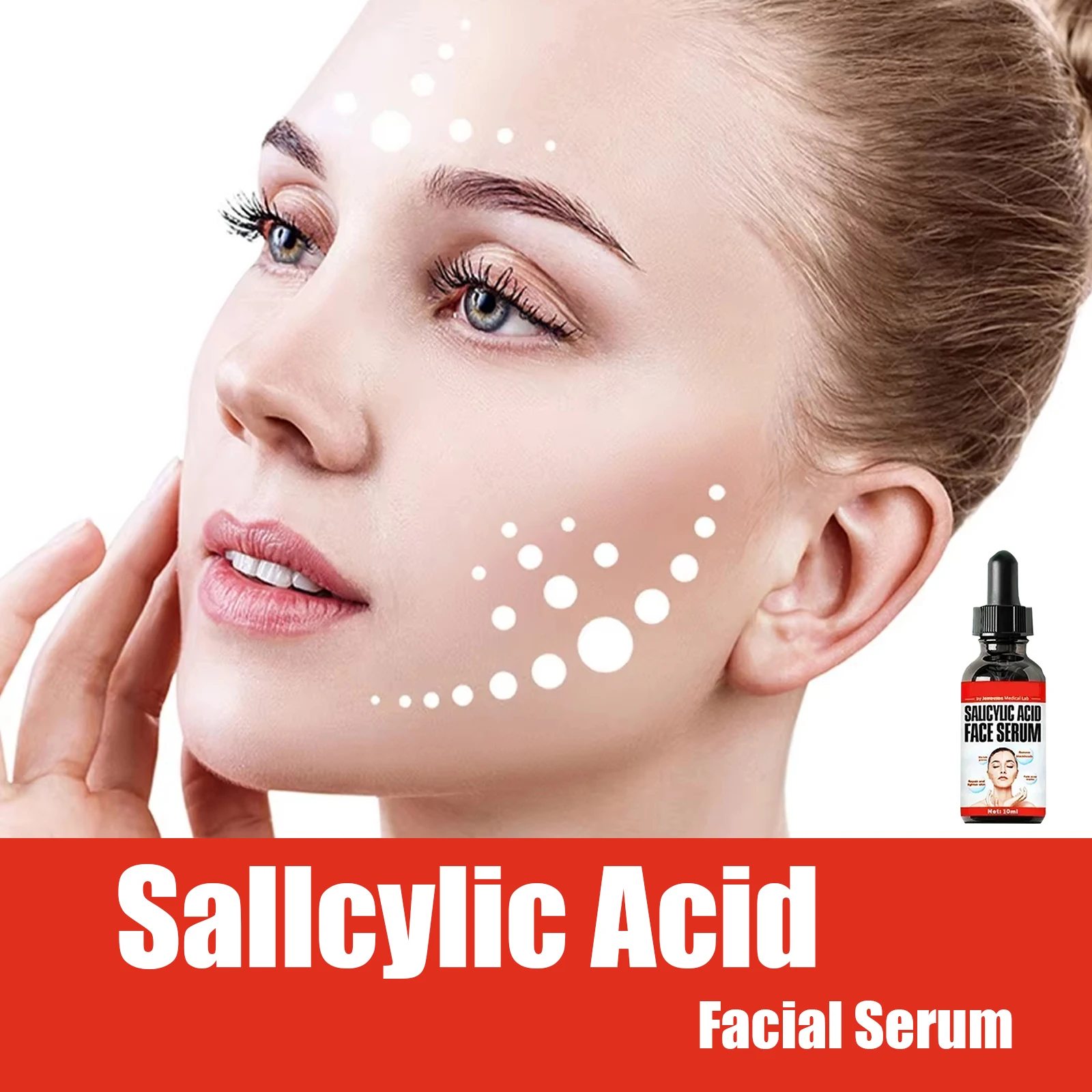

Hot Sales Salicylic Acid Solution Essence 10mL Shrink Pores and Acne Spot Removing Shrink Pores Oil-Control Brighten Face Skin