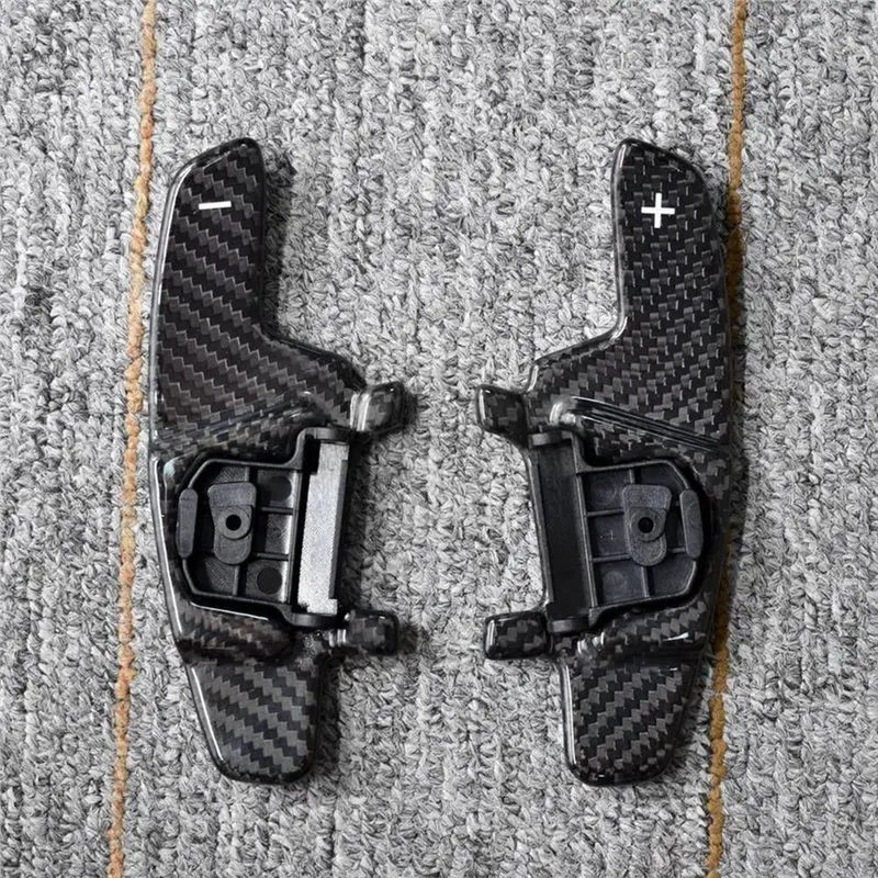 Reliable-Carbon Fiber Steering Paddle Shifter Automotive Gearshift Lever For VW Golf MK7 R-Line GTI R GTE GTD Polo GTS