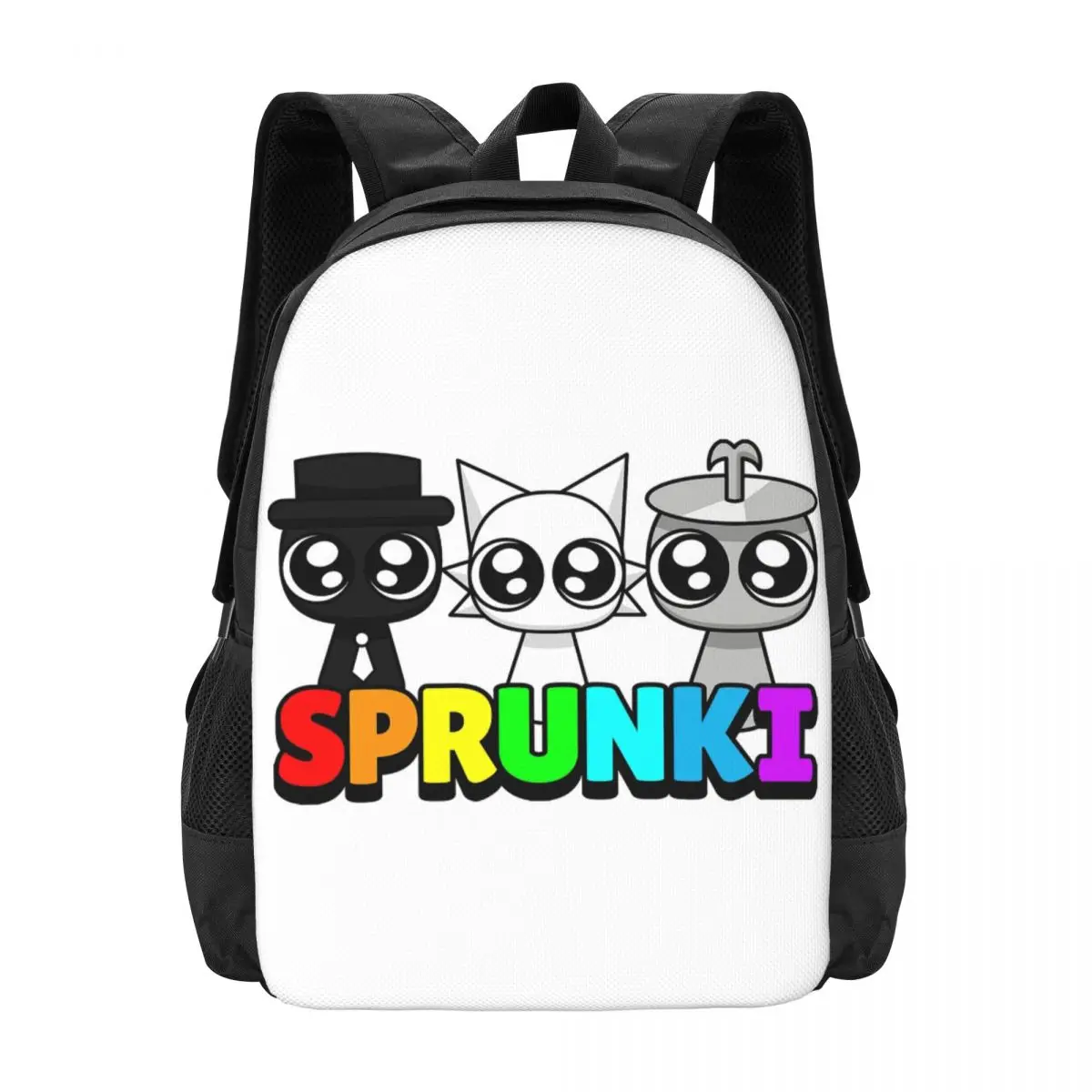

Sprunkies Kids Characters Backpack Hot Sale Daypack Large Capacity Children BookBag School Bag Shoulder Bags for Men Women