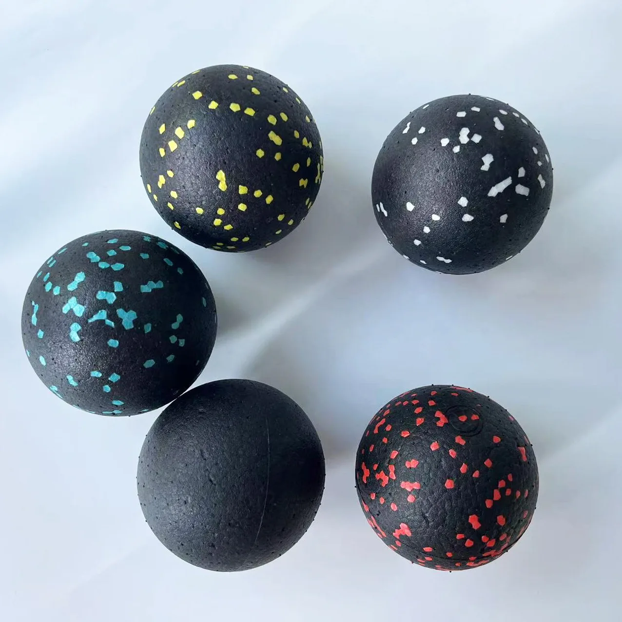 16cm EPP Peanut Massage Ball Set Lacrosse Ball Muscle Ball for Myofascial Release Muscle Relaxer Acupoint Massage