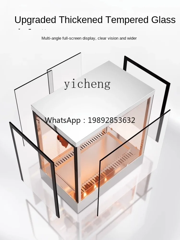 Tqh Roast Duck Insulation Display Cabinet Desktop Constant Temperature Heating Cabinet Roasted Crispy Pork Insulation