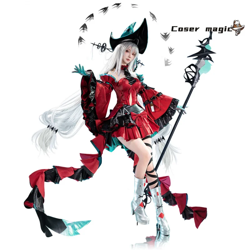 Arknights Skadi the Corrupting Heart Cosplay Costume Abyssal Hunters Uniform Halloween Carnival Party Clothing