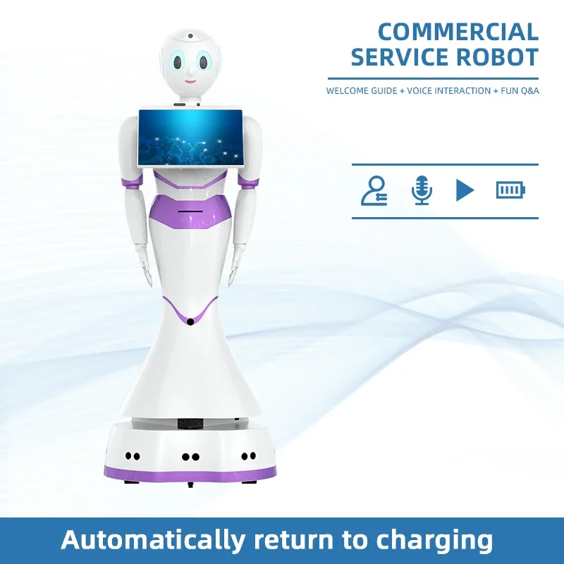 Intelligent Humanoid Robot and AI Combination Service Robot High stability Great Quality