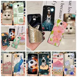 For Samsung Galaxy J6 2018 Case SM-J600F Stylish Painted Cover Clear Silicone Soft TPU Phone Case For Samsung J6 Plus J6+ Bumper