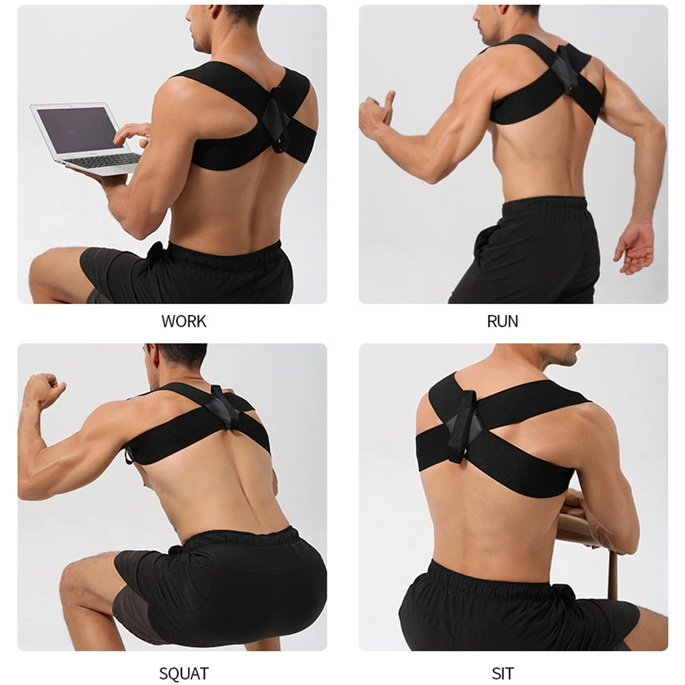 Adjustable Fitness Heavy Shoulder Strap Bench Press Shoulder Training Belt Push Chest Straight Back Correction Belt Open Shoulde