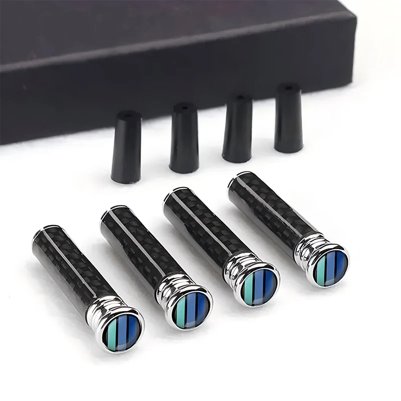 

Automotive general carbon fiber special door lift Carbon fiber door lift door bolt with striped interior modified inner lock