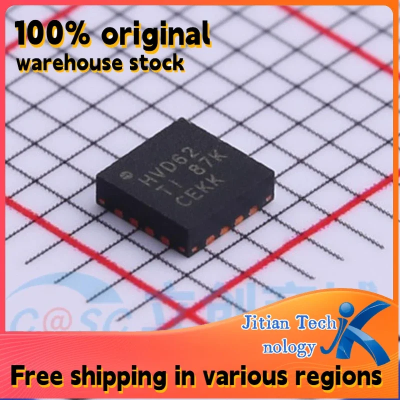 10PCS SN65HVD62RGTR logo HVD62 VQFN16 100% original inventory High-Quality Electronic Component