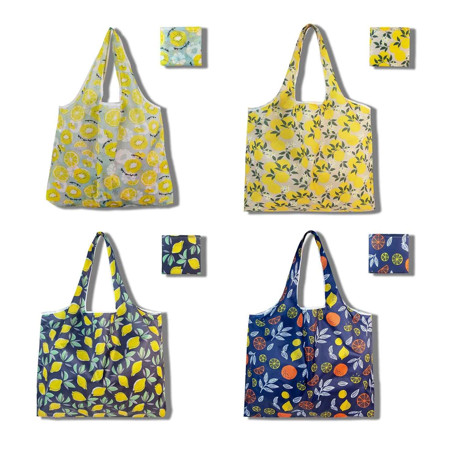 Reusable Shopping Bags Women Foldable Tote Bag Portable Cloth Eco Grocery Bag Folding Large Capacity Fruit Vegetable Handbags