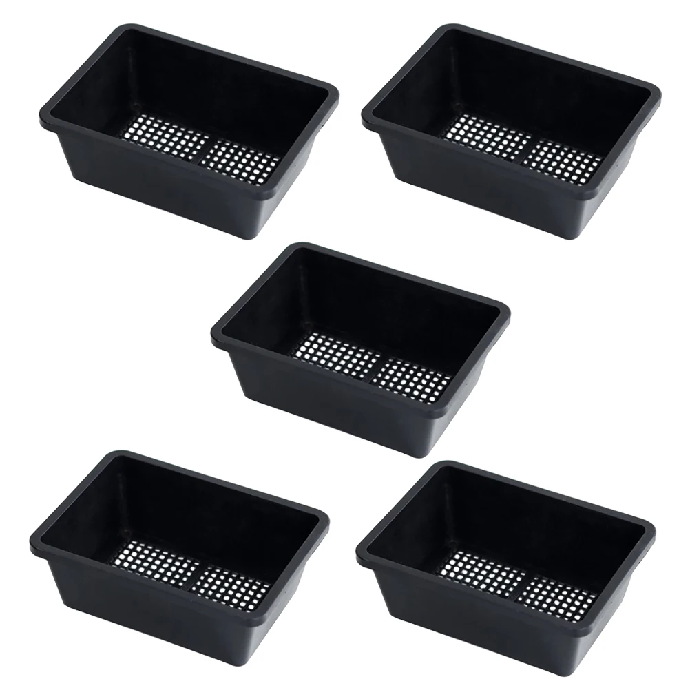 

5 Pcs Plants Nursery Pot Germination Tray Container Breeding Starting Trays Plant Holes Durable Smooth Practical Flower