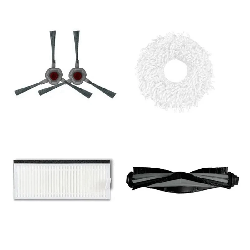 ロボット掃除機用アクセサリー,スペアパーツ,メインブラシ,HEPAフィルター,モップクロス,パッド,ecovacs deebot n9 plus