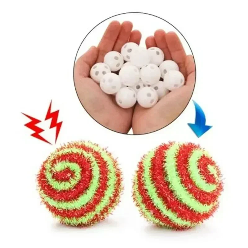 10PCS Custom 24mm Plastic Rattle Bell Ball Baby Toy Accessory Sound Wave Ball For Newborn Toddler Children DI
