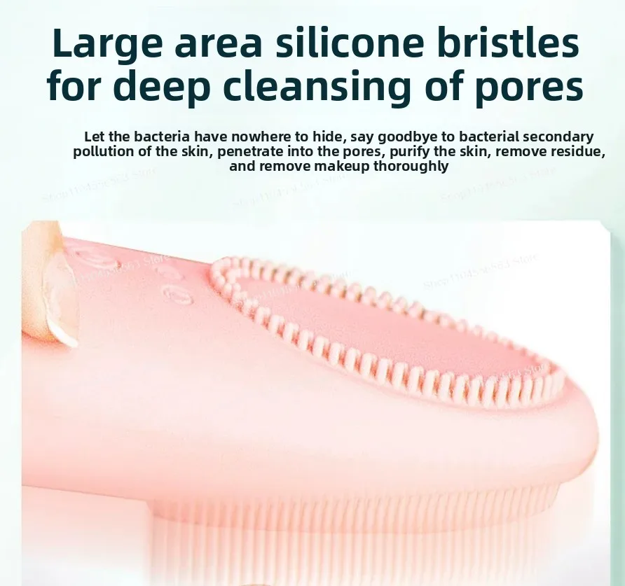 Skin care equipment - Waterproof soft silicone facial massage and cleansing brush