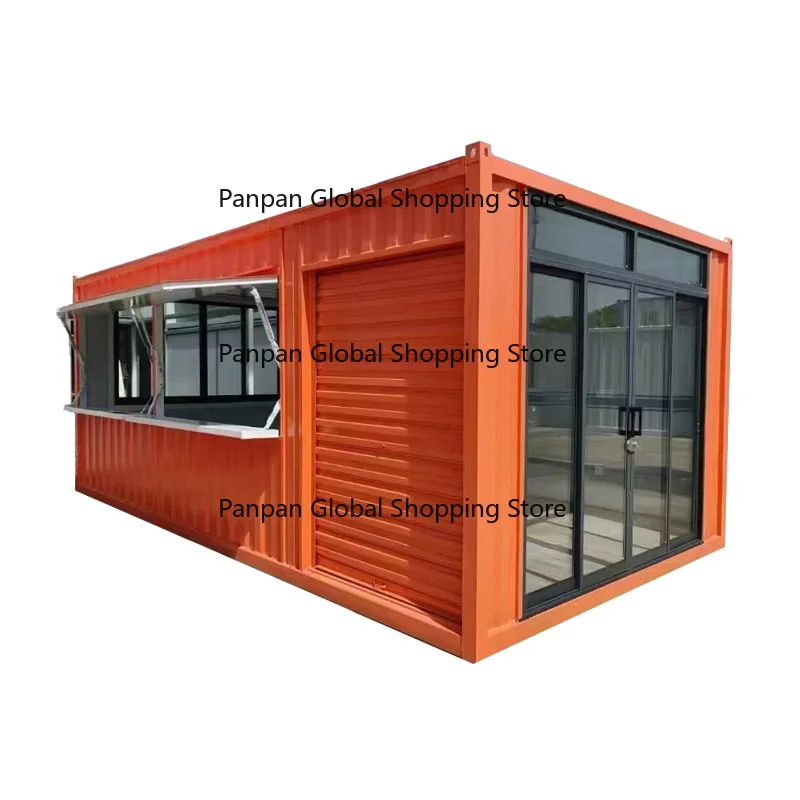 Store Container-Customized Capacity Powder Coated  Hot-Dip Galvanized Surface Assembled Container House