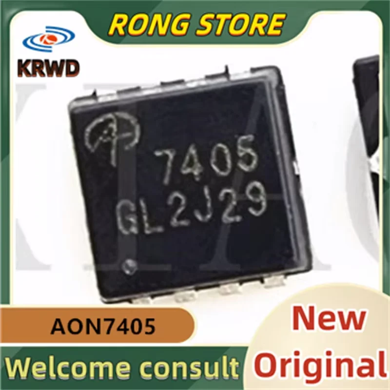 

(5PCS) 7405 New and Original Chip IC AON7405 AO7405 MOSFET QFN-8