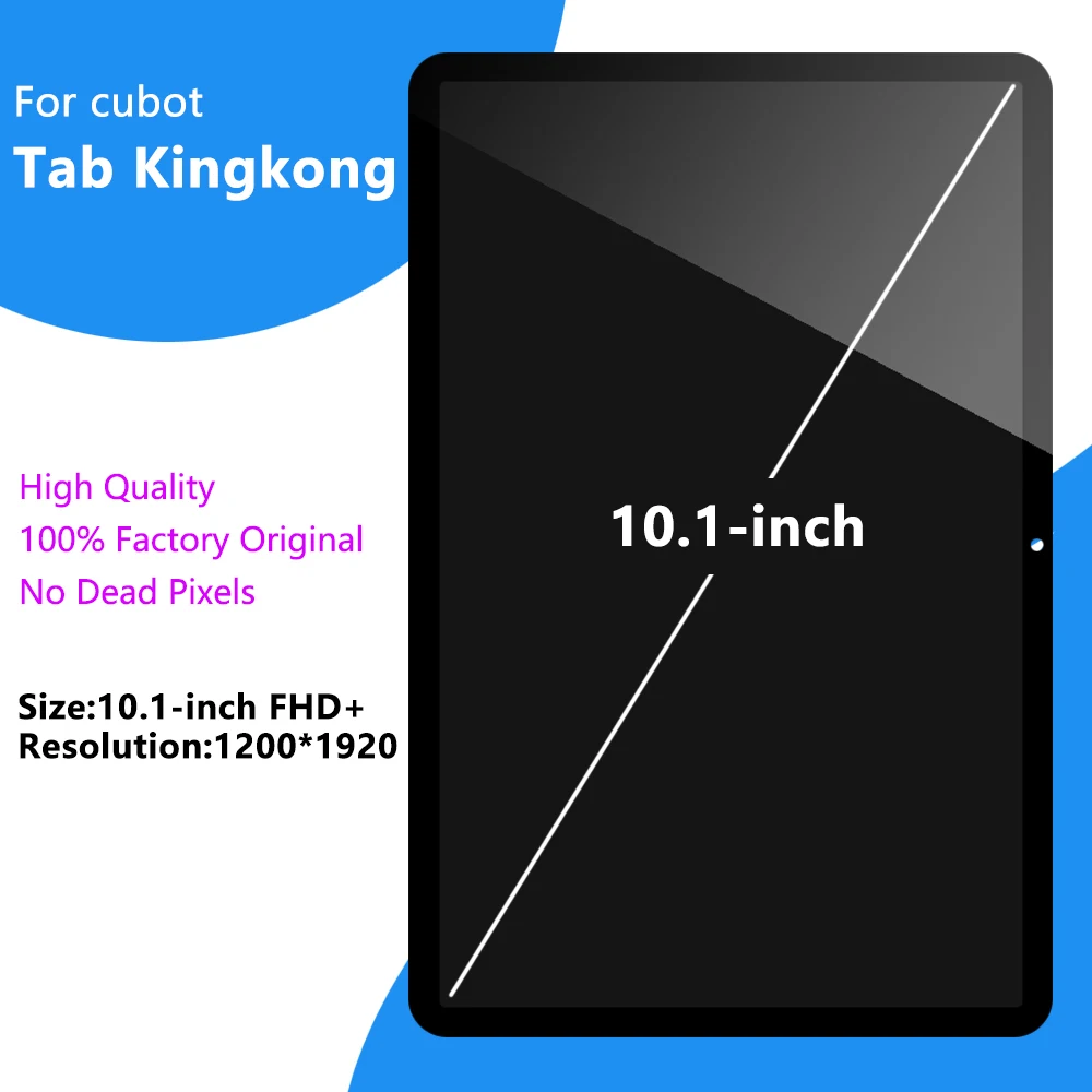 New Original Touch Screen 100% Factory Original 10.1-inch FHD+ Screen LCD Display For CUBOT Tab Kingkong Tablet PC