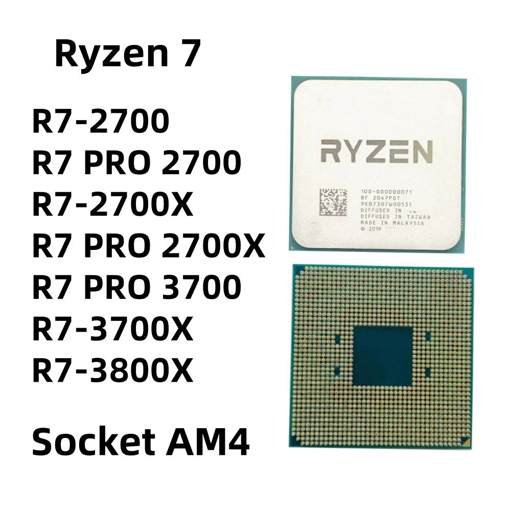 Ryzen 7 R7 3700X 3800 2700 2700X R7 PRO 2700 2700X 3700 R7-3700X R7-3800X R7-2700 R7-2700X R7 PRO 2700X 2700 3700 Socket AM4