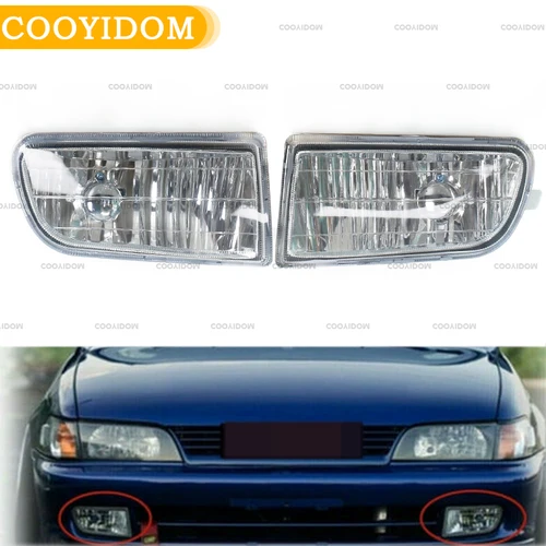 Luces antiniebla del parachoques delantero para coche, faros antiniebla LED, lámpara antiniebla LED para Toyota Corolla AE100 AE101 1993-2000 A 1649060451   Montaje