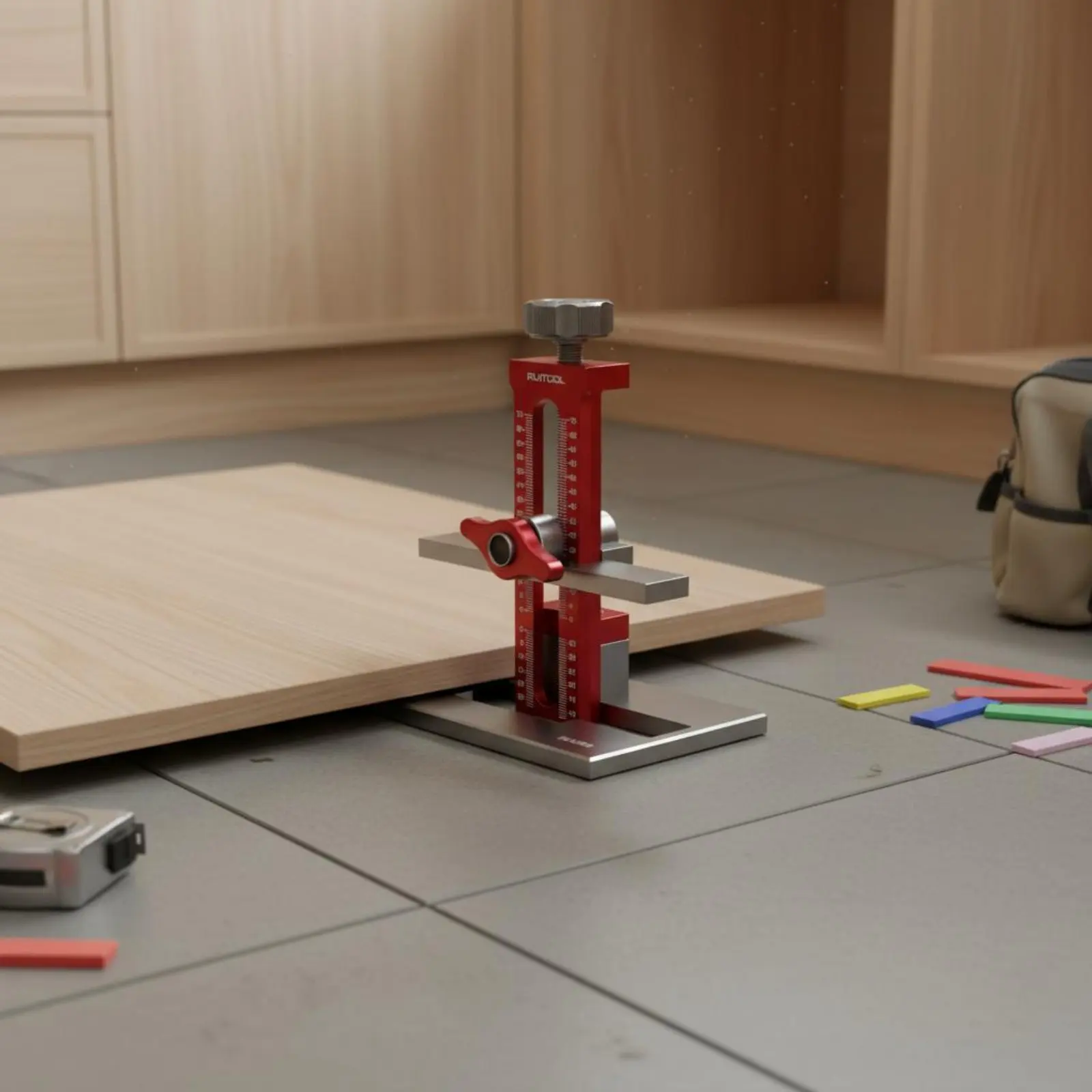 10-cm-raised-cabinet-jig-aluminum-alloy-cabinet-door-installation-tool-drilling-alignment-jig-height-adjustable-for-installers