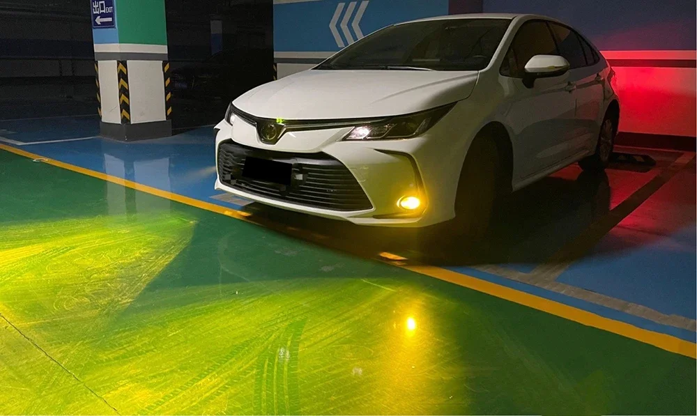 White / Yellow Led Fog Lights Lamp DRL for Toyota Camry HEV 2024 2025 with Lens & Ip67 Waterproof & Plug and Play LEFT and RIGHT detail image 15