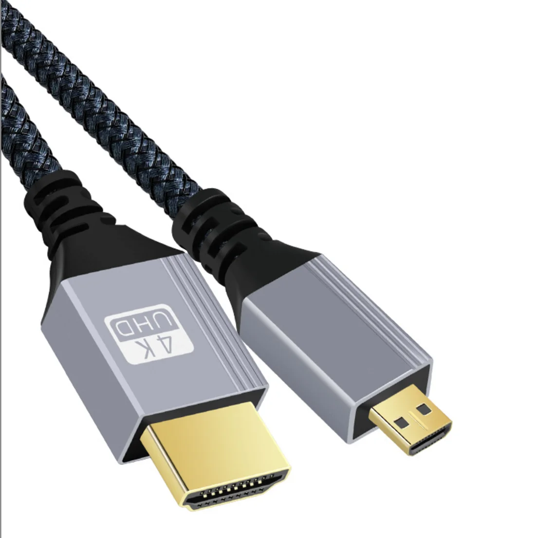 Kabel Micro HDMI kompatybilny z HDTV 4K do GoPro Hero Raspberry Pi 4 Sony A6000 Nikon Yoga 3 Aparat Przewód Micro HDMI 0,3 m 5 m 10 m