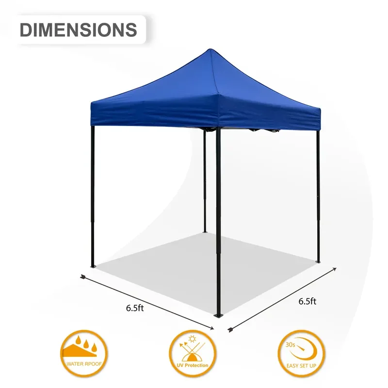 ABCCANOPY Patio Pop Up Canopy Tent 6.5*6.5FT Commercial-Series