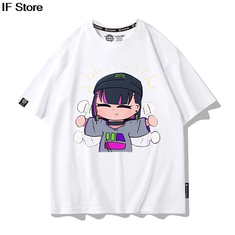 Zutto Mayonakade Iinoni Camiseta ACAMesma camiseta feminina masculina verão algodão manga curta camisetas ZUTOMAYO moda roupas de desenho animado