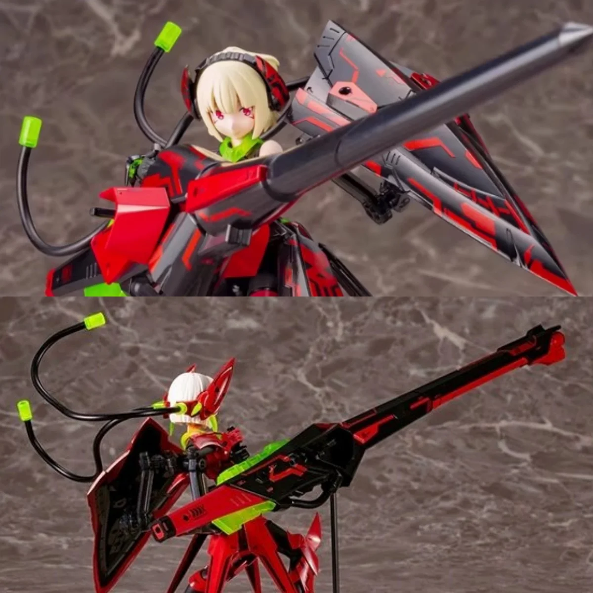 

Kotobukiya KP528 KP527 35cm Plastic Assembly Goddess Device Bullet Knight Mech Girl Lancer Full Set 6inch Action Figure