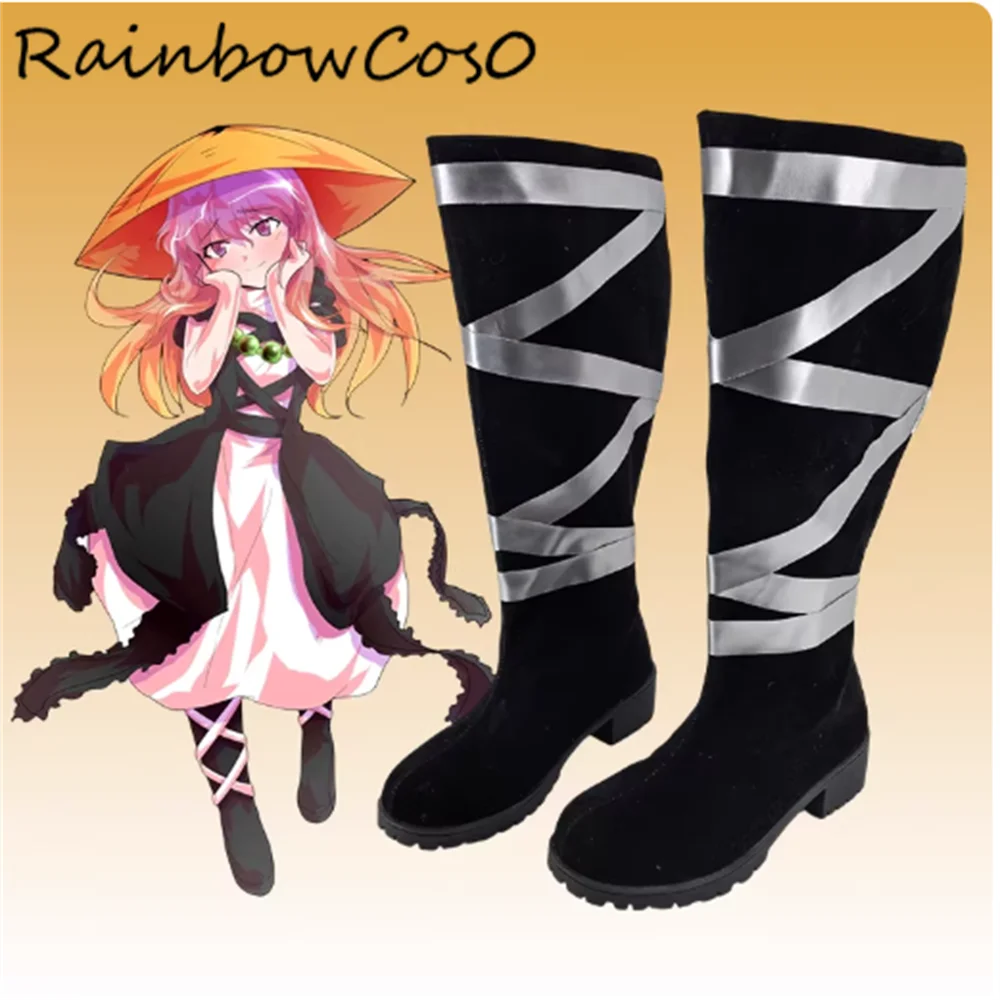 

Обувь для косплея Hijiri Byakuren Touhou Project, ботинки для игры в аниме, на Хэллоуин, Рождество, RainbowCos0 W5622