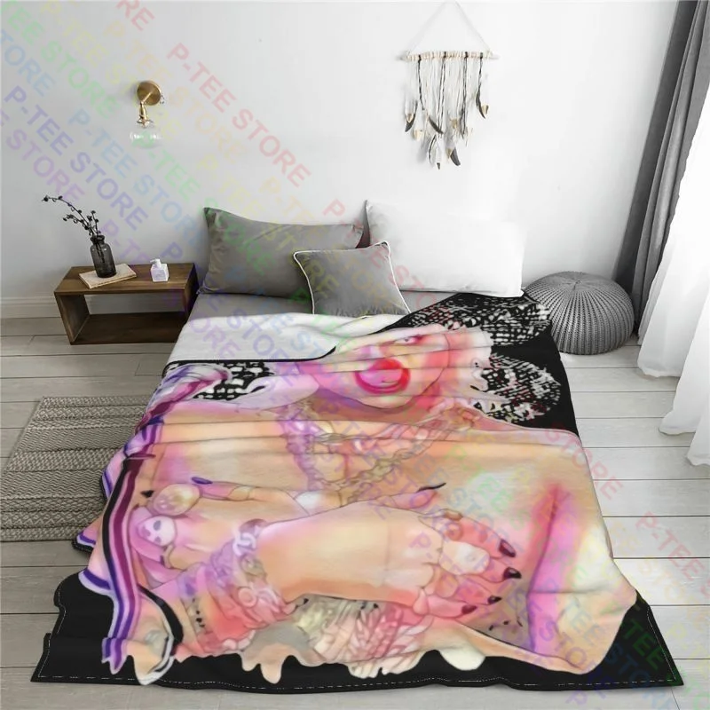 Miley Cyrus 90'S Pop, Miley Cyrus Midnight Sky Disco Blanket Warmth High-Quality Cover Blanket