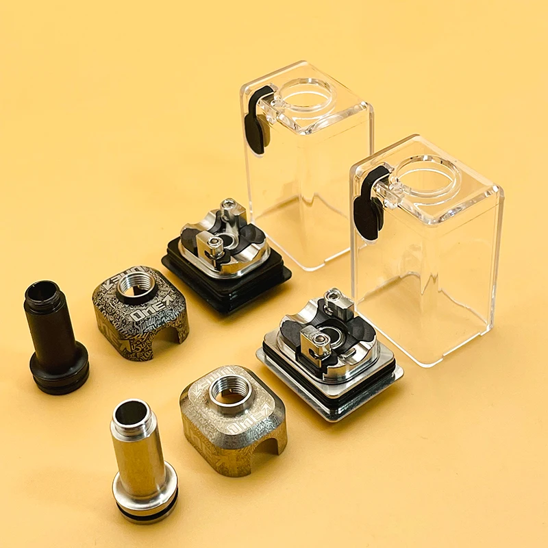 DSX Sturdy One OneUP Upgrade RBA Tank Kit with Air Pins 1/2/2.5/3.0/3.5mm for DOTMod Dotaio V1 / V2 BB / Billet / Boro Mod