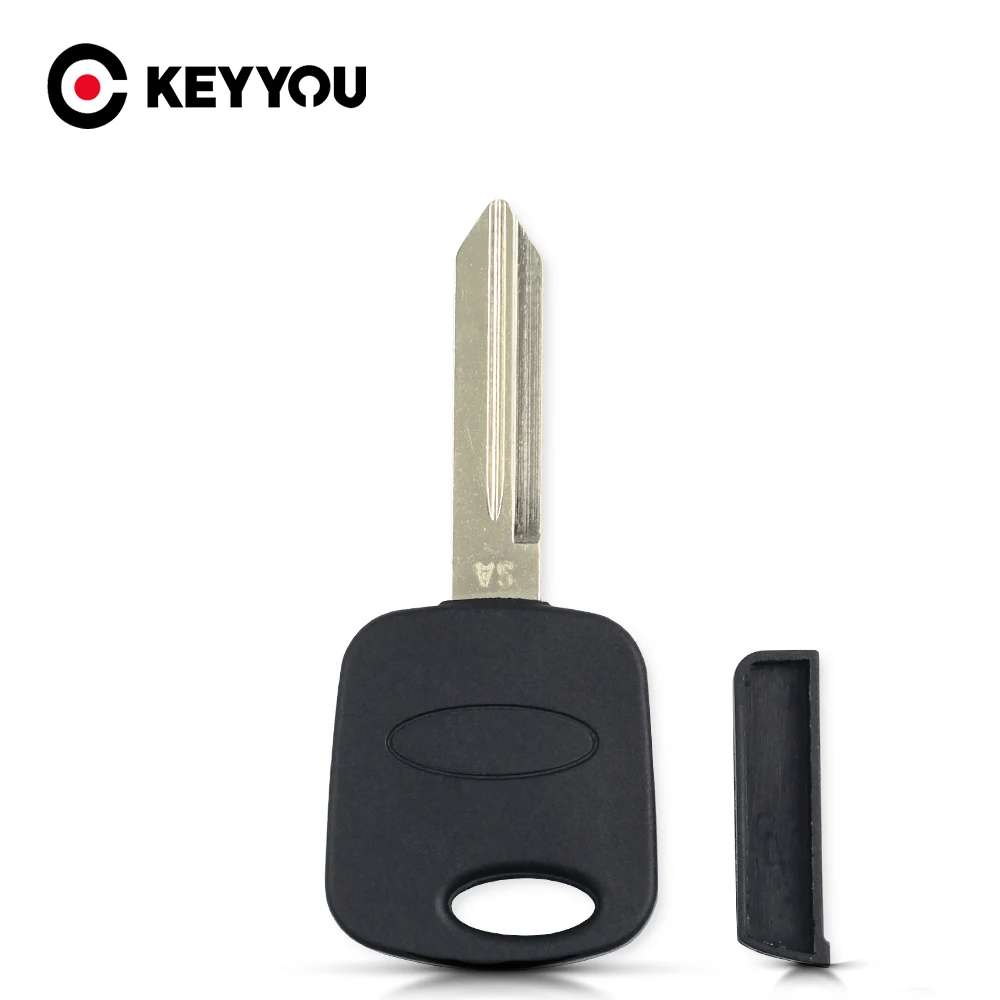 KEYYOU 10PCS For Ford Focus Escape Mercury Key Case Fob FO38 Blade Transponder Chip Key Blank Car Key