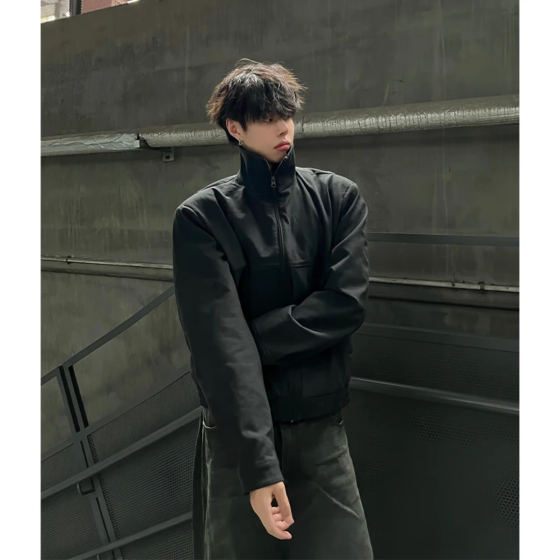 

Куртка-пилот в американском стиле, хлопковое пальто для мужчин, зимняя, с воротником-стойкой, водонепроницаемая, ветрозащитная, короткая верхняя одежда