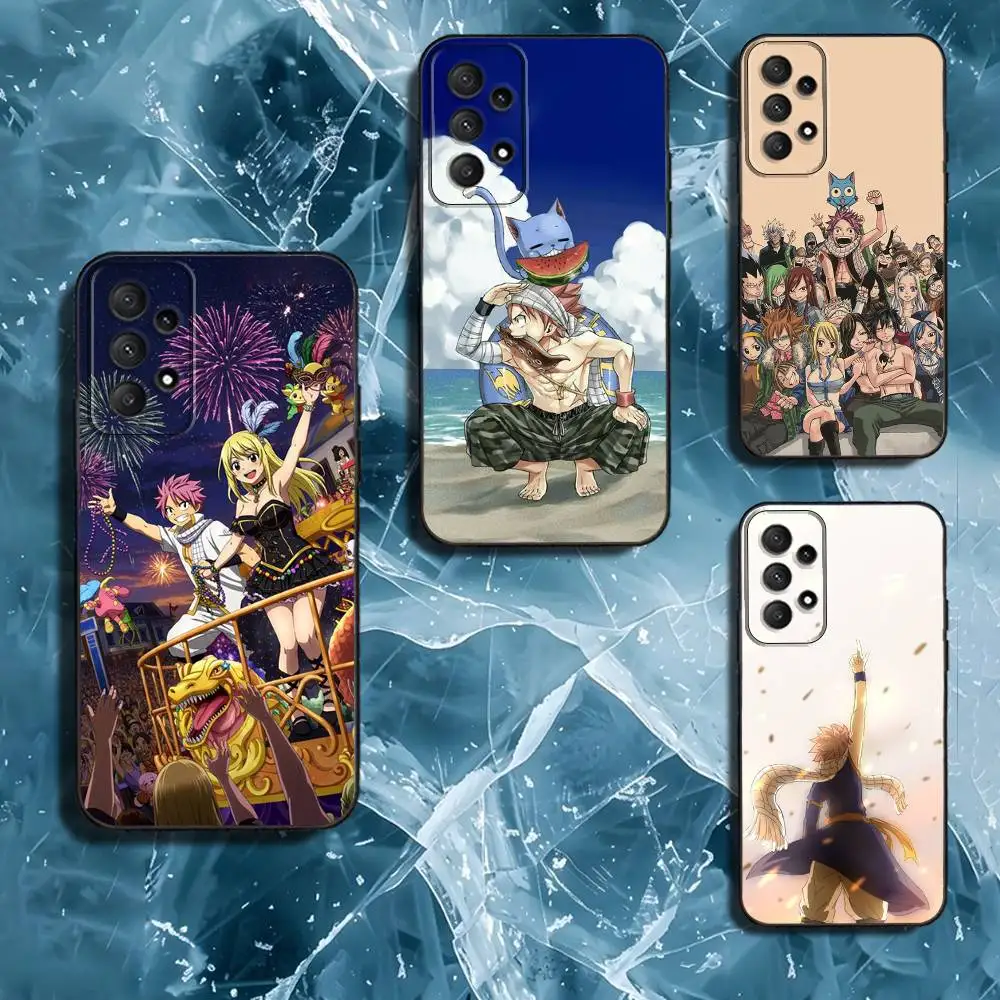 

Fairy Tail N-Natsu Dragneel Phone Case For Samsung Galaxy A13,A21s,A22,A31,A32,A52,A53,A71,A80,Soft Black Shell